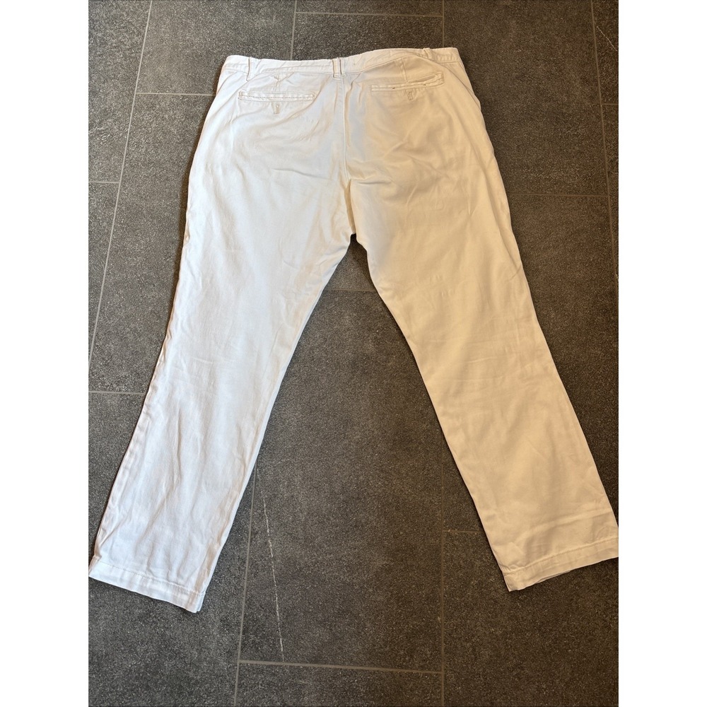 Anthropologie Pilcro Hyphen Stretch Cotton Chinos White  Women's Size 32 - Picture 14 of 16